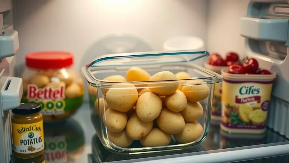 Hur länge håller kokt potatis i kylen