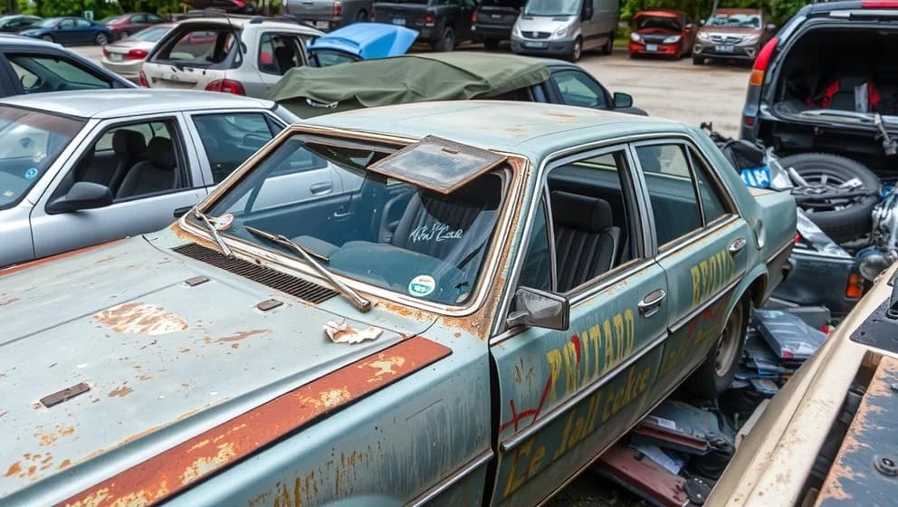 Hur många mil går en bil innan den skrotas