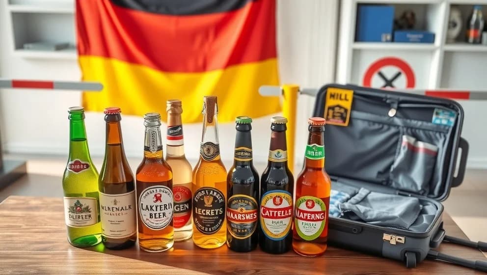 Hur mycket alkohol får man ta med från Tyskland