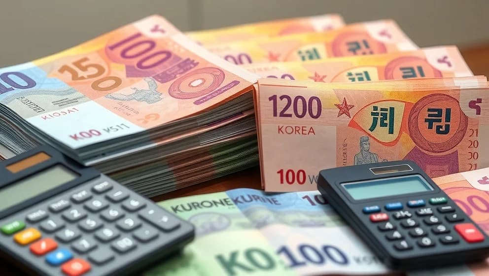 Vad är 1 miljard won i svenska kronor